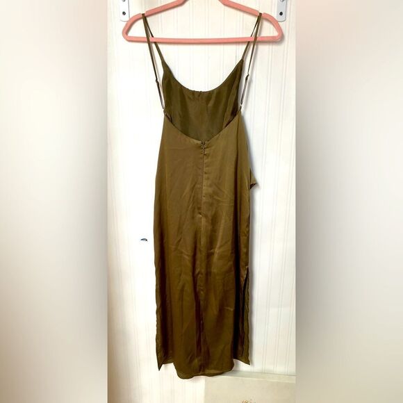 LeRumi Kinsey Slip Dress Green Size S - Picture 10 of 11